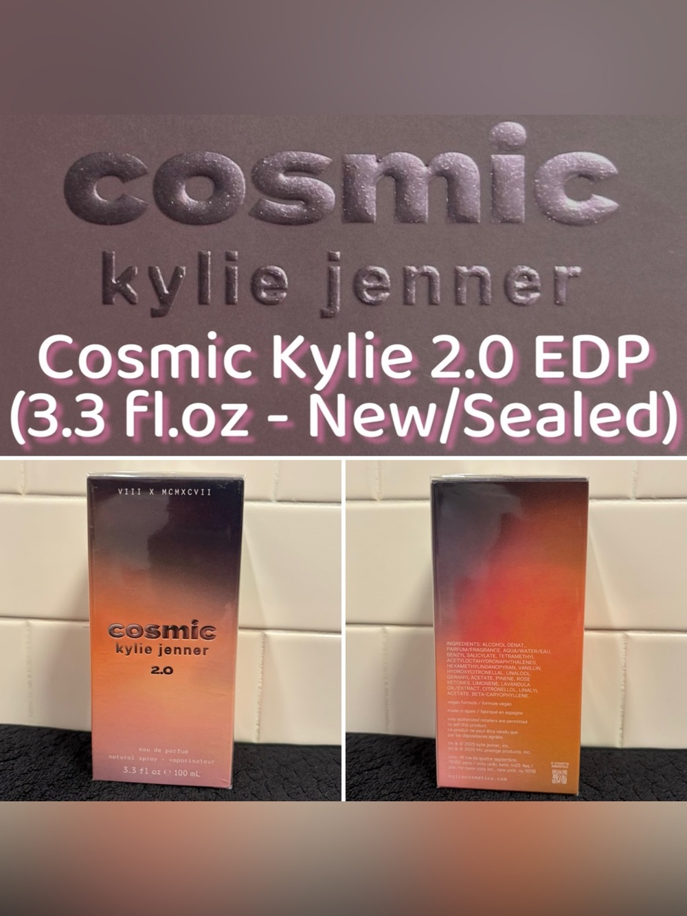 Kylie Cosmetics - Cosmic Kylie 2.0 EDP (3.3 fl.oz - New/Sealed)